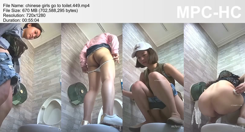 chinese girls go to toilet.449